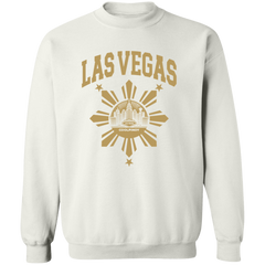Las Vegas with Sun and Stars Unisex Crewneck Pullover Sweatshirt