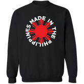 Made in the Philippines Red Sun Unisex Crewneck Pullover Sweatshirt