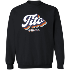 Tito I Love U Unisex Crewneck Pullover Sweatshirt
