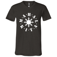 Mahal Kita In Circle Sun Unisex Jersey V-Neck T-Shirt