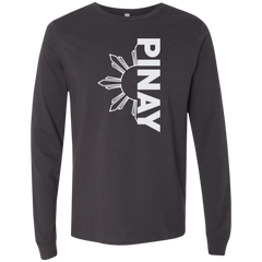 Pinay in Vertical Half Sun Unisex Jersey Long Sleeve T-Shirt