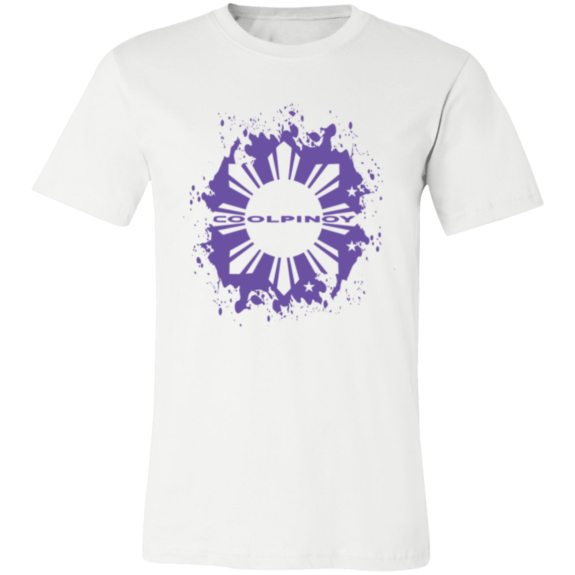 CoolPinoy Ube Splash Unisex Jersey T-Shirt