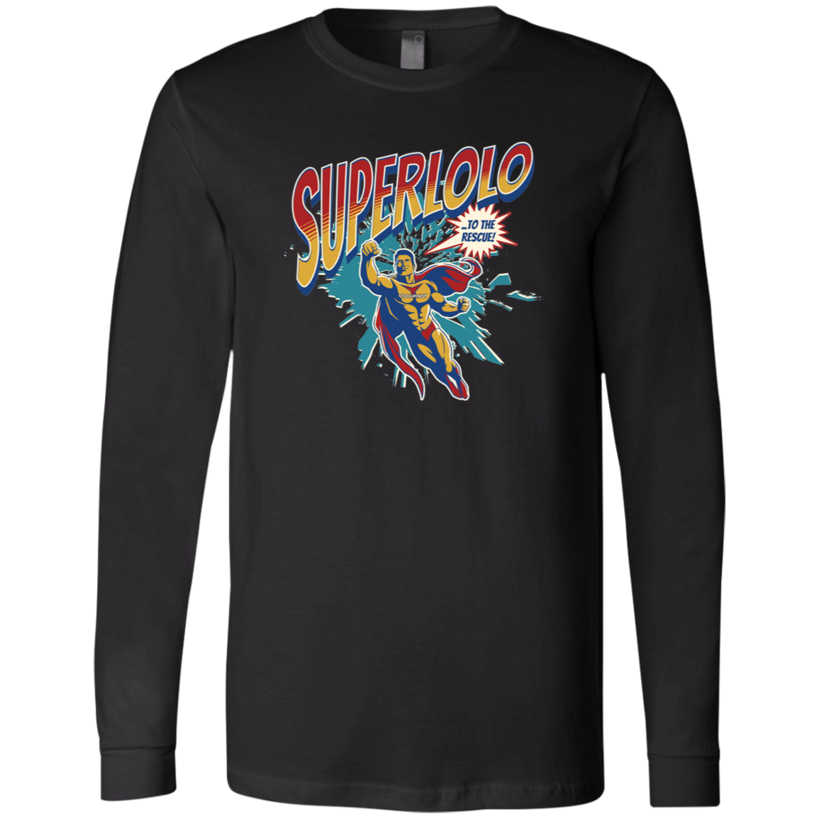 Super Lolo To The Rescue Unisex Jersey Long Sleeve T-Shirt