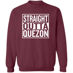 Straight Outta Quezon Unisex Crewneck Pullover Sweatshirt