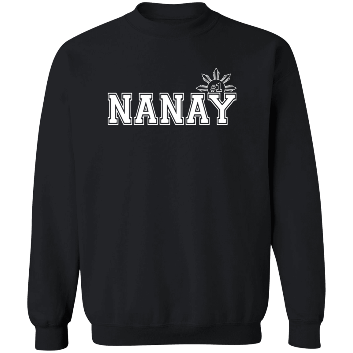No 1 Nanay Unisex Crewneck Pullover Sweatshirt
