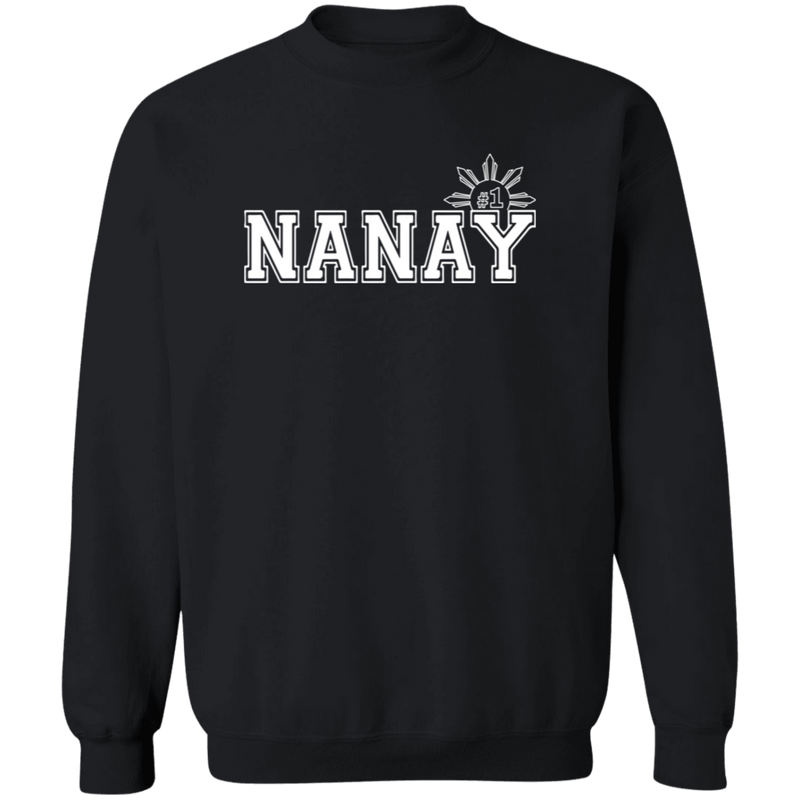 No 1 Nanay Unisex Crewneck Pullover Sweatshirt