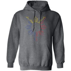 Sun and Stars Outline Unisex Pullover Hoodie