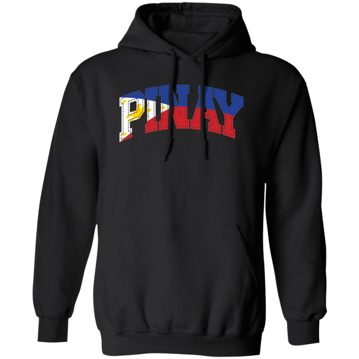 Pinay with Flag Embedded Unisex Pullover Hoodie
