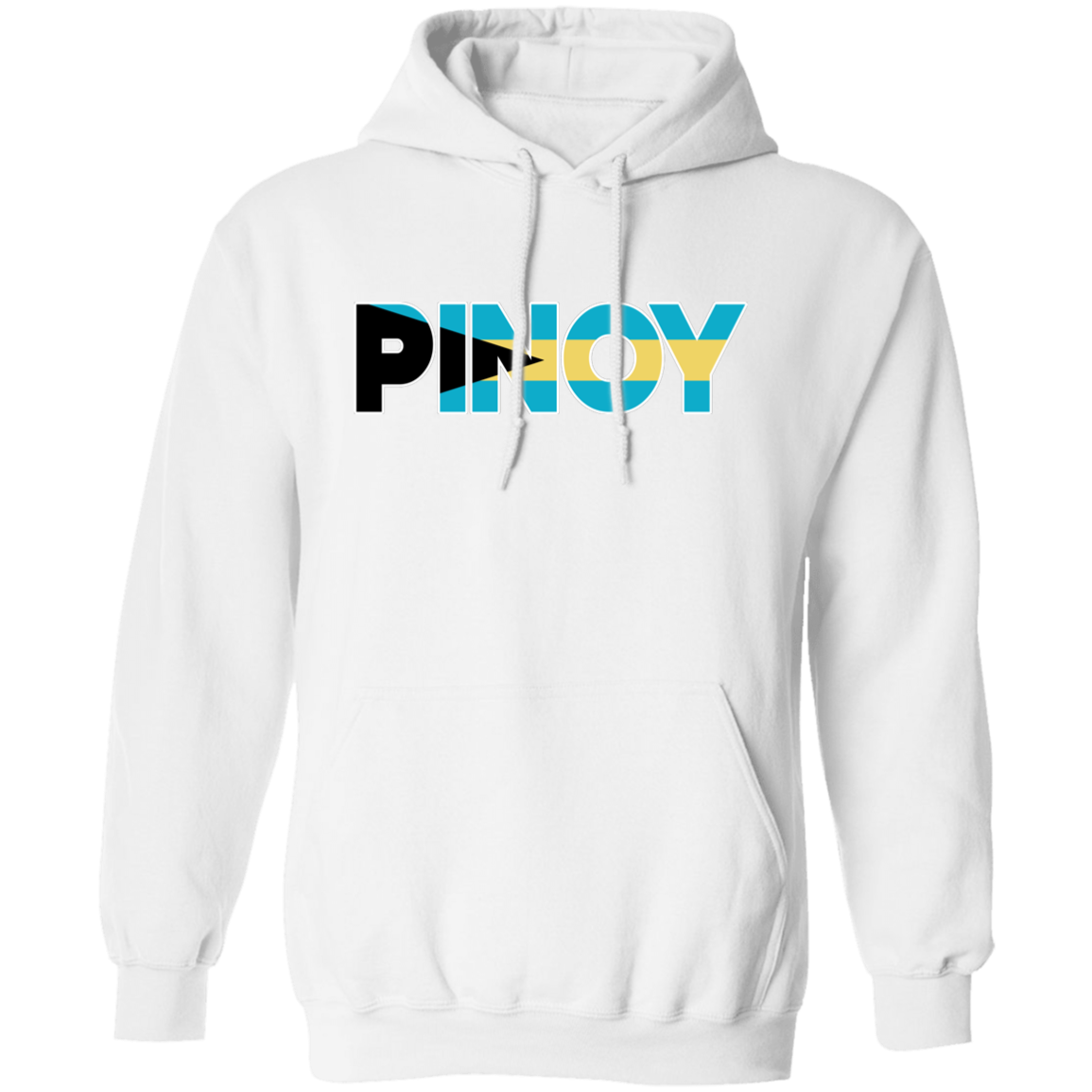 Pinoy Bahamas Flag Pinoy Bahamas Pullover Hoodie
