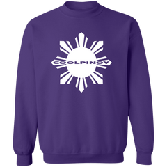 CoolPinoy Mid White Unisex Crewneck Pullover Sweatshirt