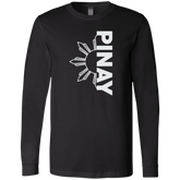 Pinay in Vertical Half Sun Unisex Jersey Long Sleeve T-Shirt