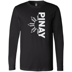 Pinay in Vertical Half Sun Unisex Jersey Long Sleeve T-Shirt