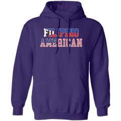 Filipino American Flags Unisex Pullover Hoodie