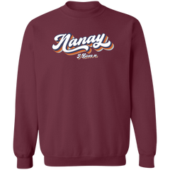 Nanay I Love U Unisex Crewneck Pullover Sweatshirt