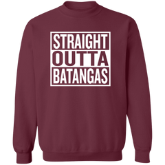 Straight Outta Batangas Unisex Crewneck Pullover Sweatshirt