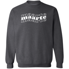 Maarte in Triple Unisex Crewneck Pullover Sweatshirt