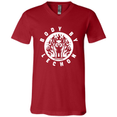 Body By Lechon Circle Unisex Jersey V-Neck T-Shirt