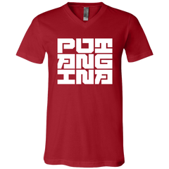 Putangina Square Unisex Jersey V-Neck T-Shirt