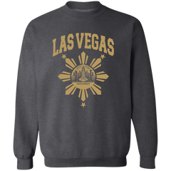 Las Vegas with Sun and Stars Unisex Crewneck Pullover Sweatshirt