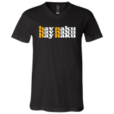 Hay Naku in Triple Unisex Jersey V-Neck T-Shirt