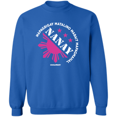 Matalino Mapagmahal Nanay Unisex Crewneck Pullover Sweatshirt