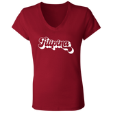 Filipina Chunky Ladies' Jersey V-Neck T-Shirt