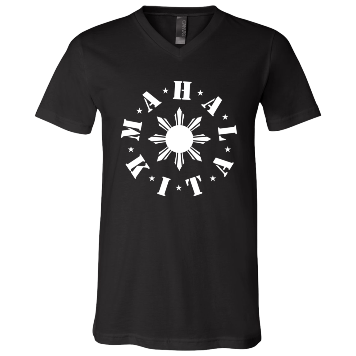 Mahal Kita In Circle Sun Unisex Jersey V-Neck T-Shirt