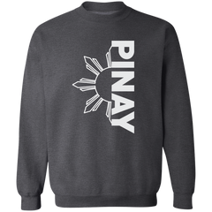 Pinay in Vertical Half Sun Unisex Crewneck Pullover Sweatshirt