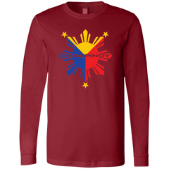 CoolPinoy Tricolor Unisex Jersey Long Sleeve T-Shirt