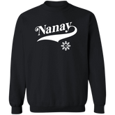 Number One Nanay Unisex Crewneck Pullover Sweatshirt