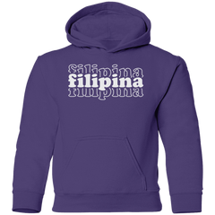 Filipina Triple Youth Pullover Hoodie