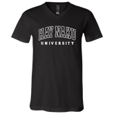 Hay Naku University Law Unisex Jersey V-Neck T-Shirt