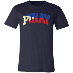 Pinay with Flag Embedded Unisex Jersey T-Shirt