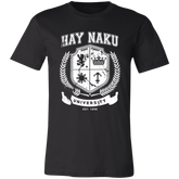Hay Naku University Distressed CP Unisex Jersey T-Shirt