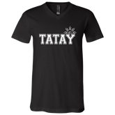 No 1 Tatay Unisex Jersey V-Neck T-Shirt