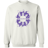 CoolPinoy Ube Splash Unisex Crewneck Pullover Sweatshirt