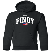 Half Pinoy FILAM Flag Youth Pullover Hoodie