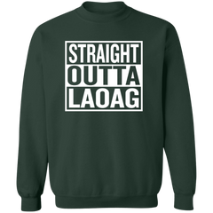 Straight Outta Laoag Unisex Crewneck Pullover Sweatshirt