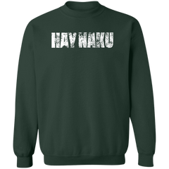 Hay Naku Distressed Unisex Crewneck Pullover Sweatshirt