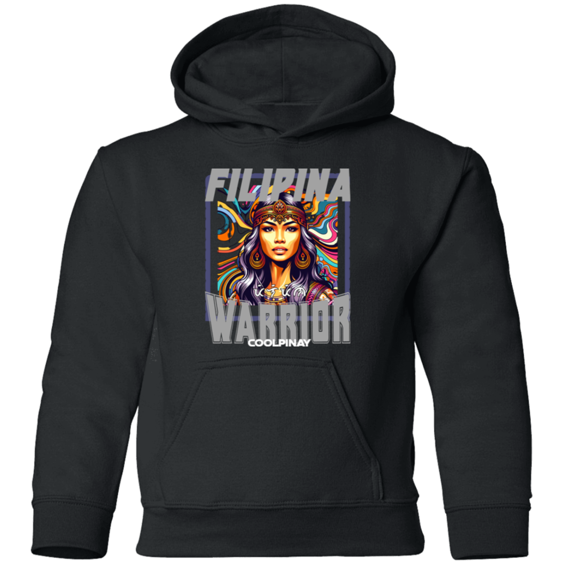 Filipina Warrior Beauty Youth Pullover Hoodie