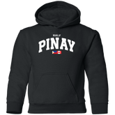 Half Pinay FILCAN Flag Youth Pullover Hoodie
