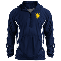 CoolPinoy Logo Mid Yellow Unisex Colorblock Raglan Anorak