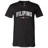 Filipino Est 1898 Unisex Jersey V-Neck T-Shirt