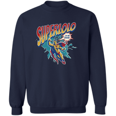 Super Lolo To The Rescue Unisex Crewneck Pullover Sweatshirt