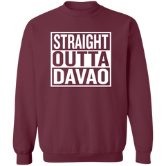 Straight Outta Davao Unisex Crewneck Pullover Sweatshirt