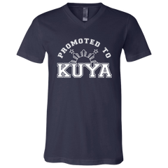 Promoted To Kuya Unisex Jersey V-Neck T-Shirt