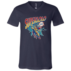 Super Lolo To The Rescue Unisex Jersey V-Neck T-Shirt