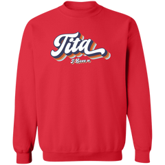 Tita I Love U Unisex Crewneck Pullover Sweatshirt