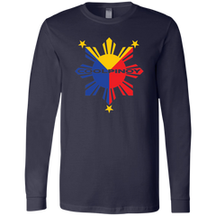 CoolPinoy Tricolor Unisex Jersey Long Sleeve T-Shirt