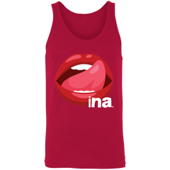 Tongue Ina Unisex Cotton Tank Top
